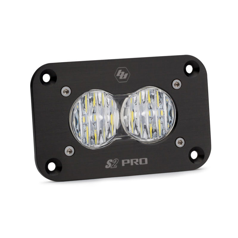 Baja Designs 541005 S2 Sport Flush Mount Wide Cornering Pattern LED Work Light - Clear Lens
