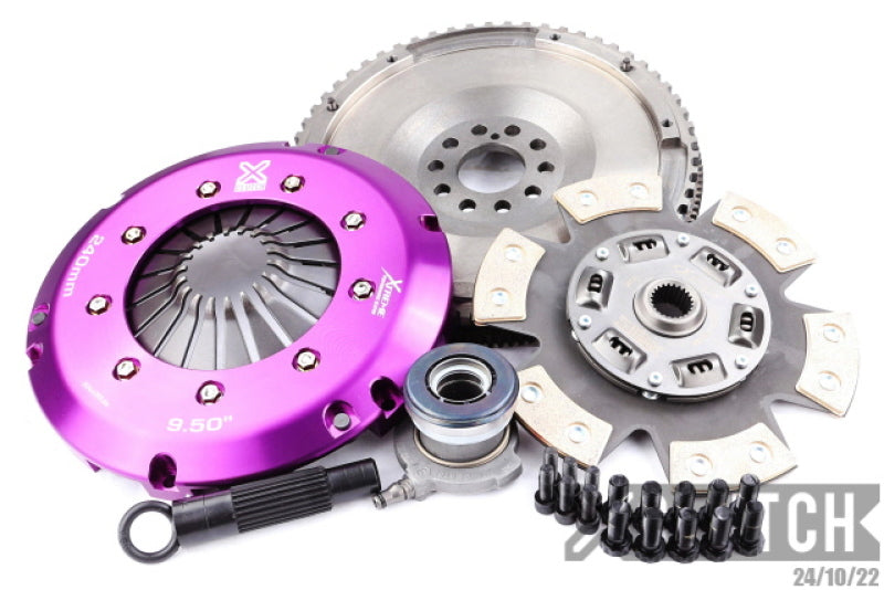 XCLUTCH XKFD24637-1R XClutch 05-07 Volvo S40 T5 2.5L Stage 2R Extra HD Sprung Ceramic Clutch Kit