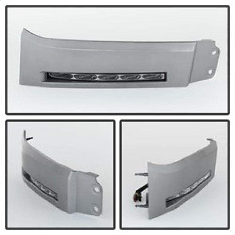 SPYDER 5077738 Spyder Toyota Tundra 07-13 Daytime LED Running Lights wo/switch Silver FL-DRL-TTU07-SIL