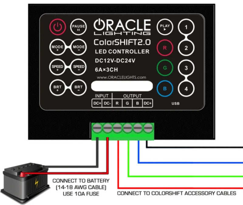 ORACLE Lighting 1706-504 Oracle V2.0 LED Controller SEE WARRANTY