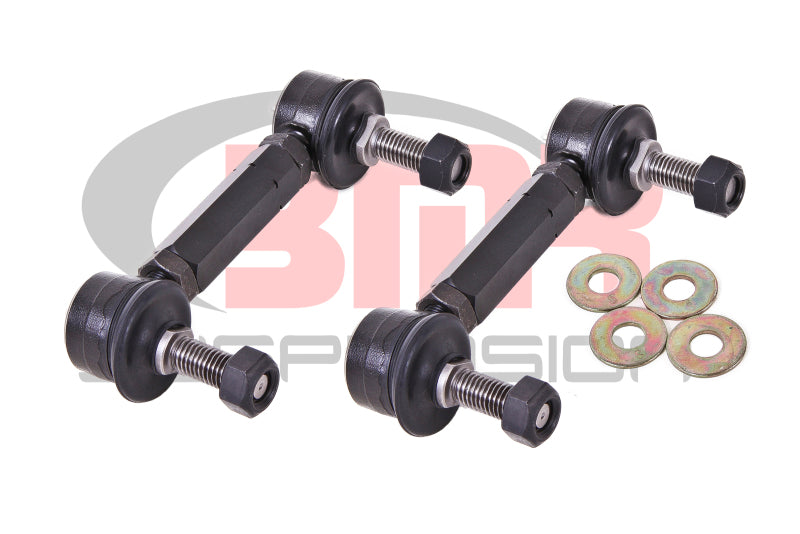 BMR Suspension ELK014 BMR 15-17 S550 Mustang Rear Sway Bar End Link Kit - Black