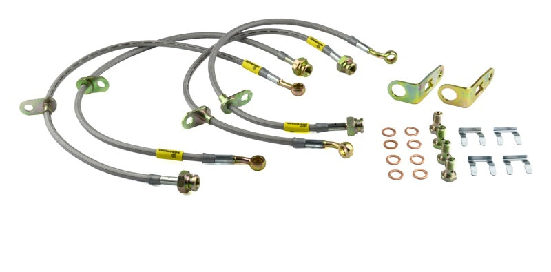 Goodridge 20024 06-11 Honda Civic (Rear Disc Models) Stainless Steel Brake Line Kit