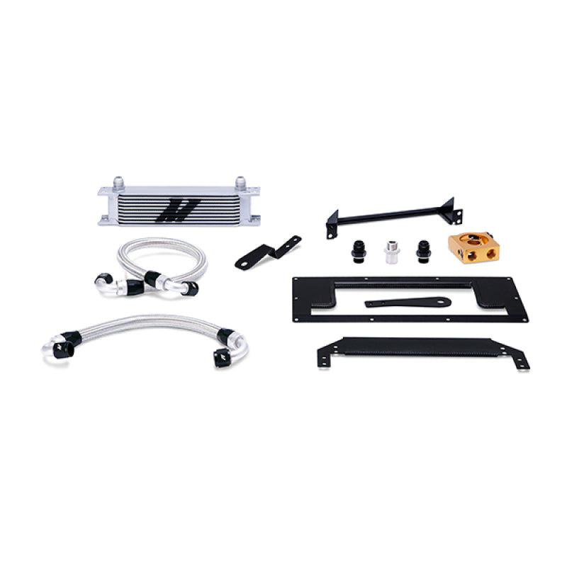 Mishimoto MMOC-MIA-99T 99-05 Mazda Miata Thermostatic Oil Cooler Kit - Silver