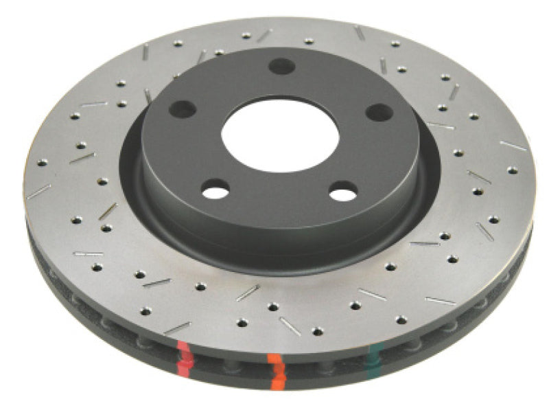 DBA DBA42079XS 2016+ Holden RG Colorado / Trailblazer Front 4000 Series XS Drilled & Slotted Gold Brake Rotor