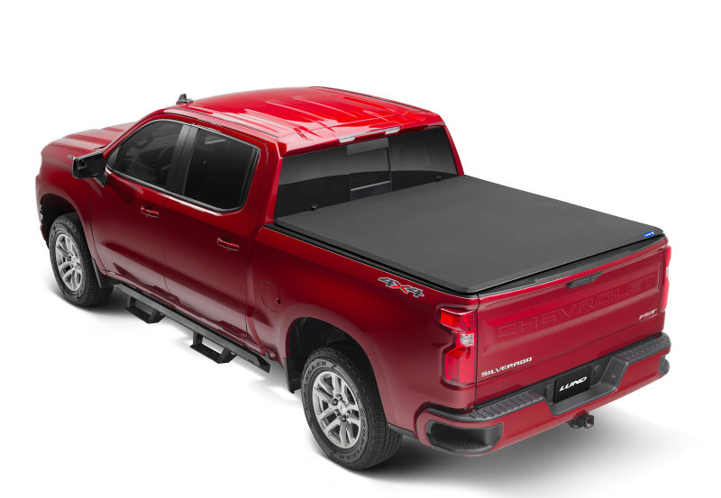 LUND 958193 Lund 14-17 Chevy Silverado 1500 (6.5ft. Bed) Genesis Elite Tri-Fold Tonneau Cover - Black
