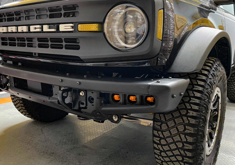 ORACLE Lighting 5890-005 Oracle High 21-22 Ford Bronco Triple LED Fog Light kit for Steel Bumper SEE WARRANTY