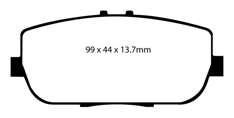 EBC DP31775C 06-15 Mazda Miata MX5 2.0 Redstuff Rear Brake Pads