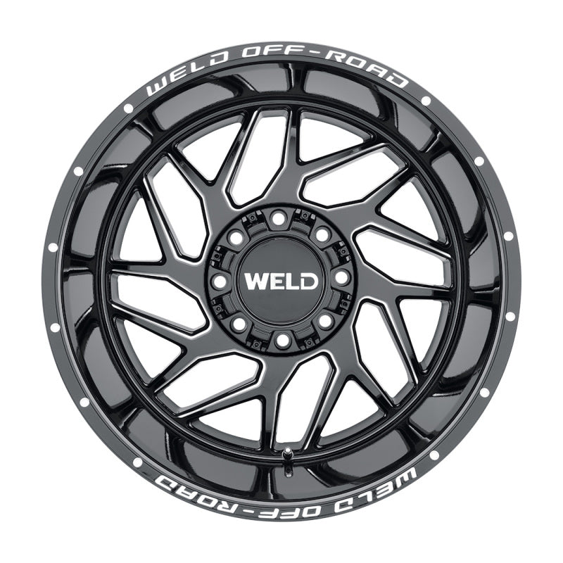 Weld W11709082500 Off-Road W117 20X9 Fulcrum 8X165.1 ET00 BS5.00 Gloss Black MIL 125.1