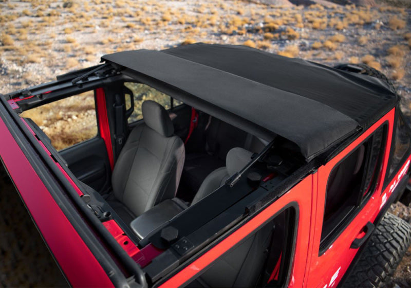 Rampage 139435 2018-2021 Jeep Wrangler JL 4-Door Trailview Fastback - Black Diamond