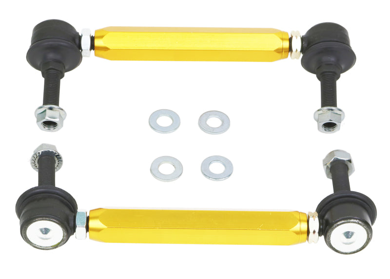 Whiteline KLC140-255 Universal Swaybar Link Kit-Heavy Duty Adjustable 10mm Ball/Ball Style