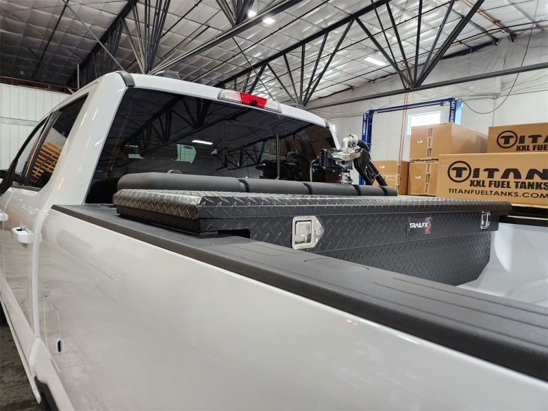 Titan Fuel Tanks 5015090 Universal 90 Gallon L-Shaped Heavy Duty Transfer Tank (Non Nissan Cargo Box/RamBox)