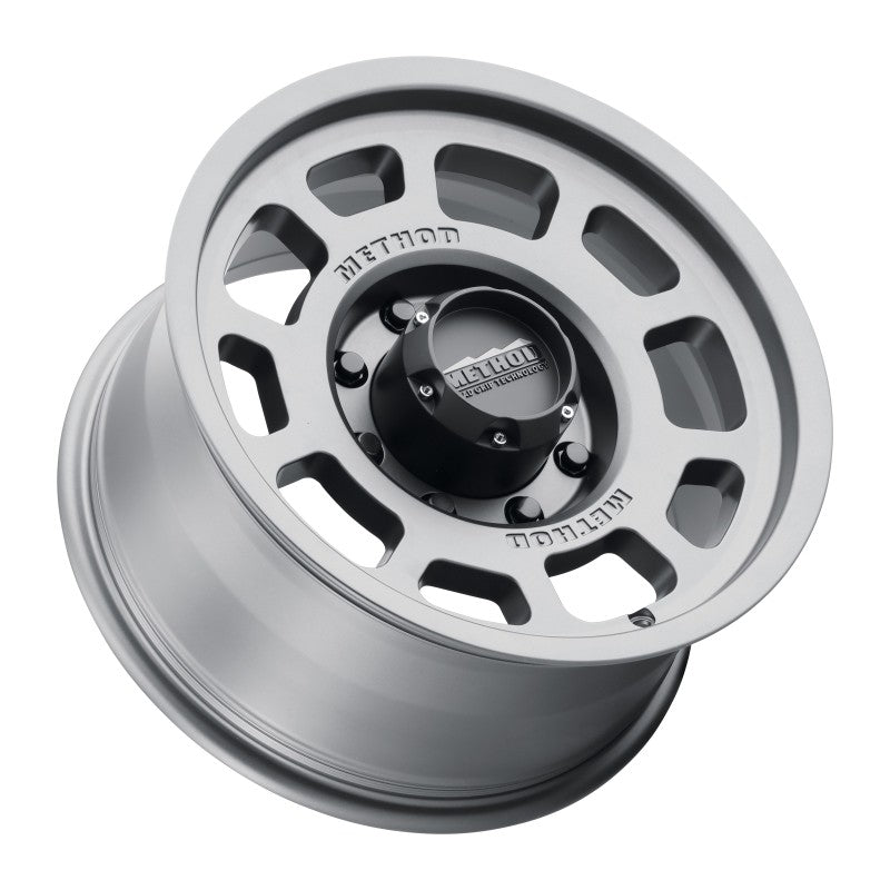Method Wheels MR70578580800 Method MR705 17x8.5 0mm Offset 8x6.5 130.81mm CB Titanium Wheel