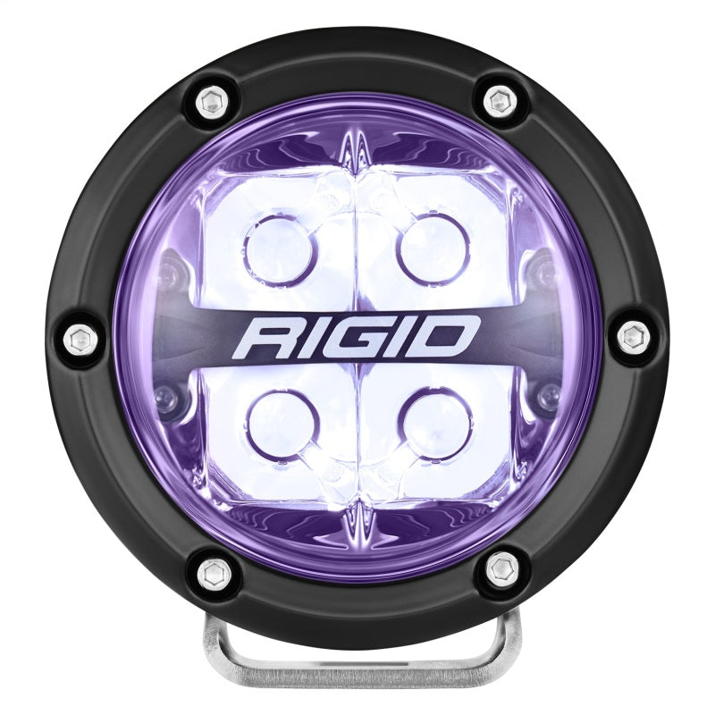 Rigid Industries 36402 360-Series 4in LED Off-Road Spot Beam - RGBW (Pair)