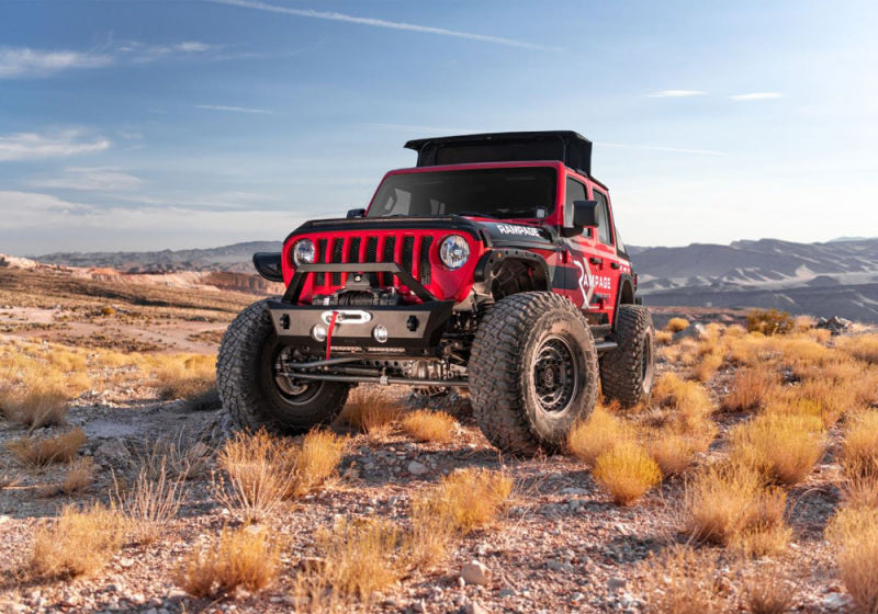 Rampage 139435 2018-2021 Jeep Wrangler JL 4-Door Trailview Fastback - Black Diamond