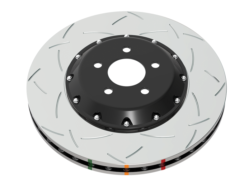 DBA DBA53928BLKS 2020+ Chevrolet Corvette C8 Z51 Front Slotted 5000 Series Rotor