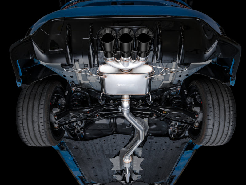 AWE Tuning 3015-53287 2023 Honda Civic Type R FL5 Touring Edition Exhaust w/ Triple Diamond Black Tips
