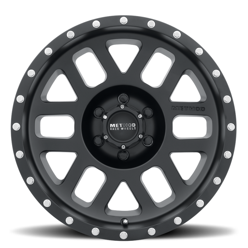Method Wheels MR30678560500 Method MR306 Mesh 17x8.5 0mm Offset 6x5.5 108mm CB Matte Black Wheel