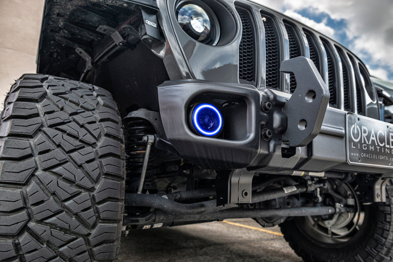 ORACLE Lighting 5846-332 Oracle Jeep Wrangler JK/JL/JT High Performance W LED Fog Lights - ColorSHIFT - Dynamic SEE WARRANTY