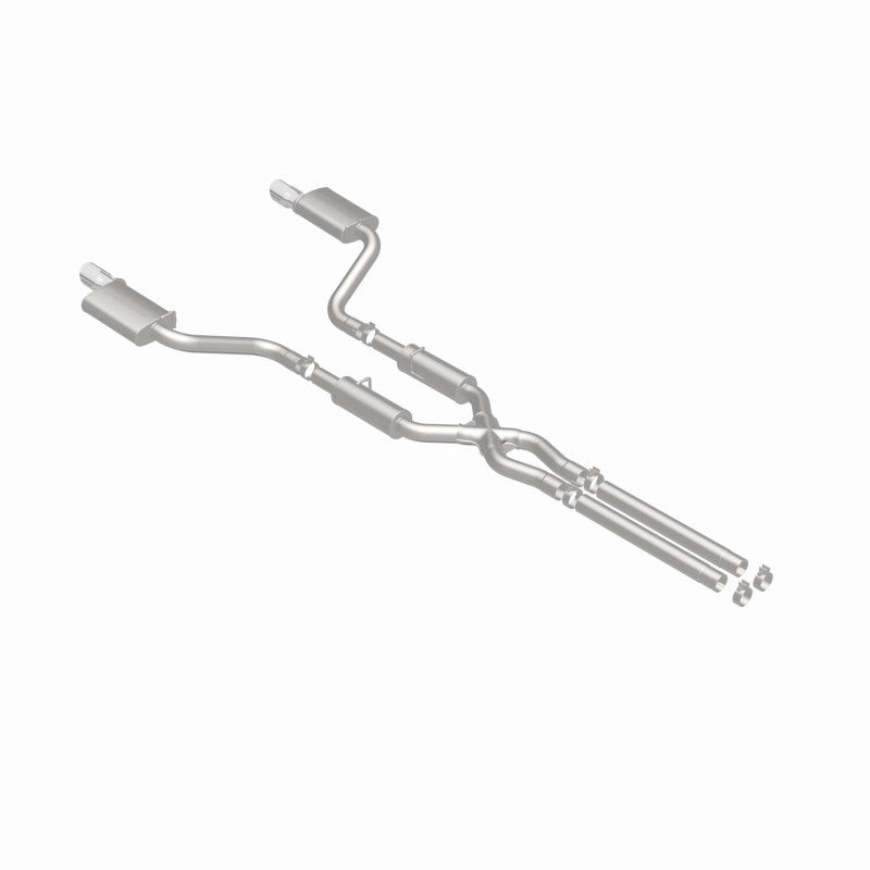 Magnaflow 15494 MagnaFlow 11-12 Dodge Charger SRT-8 Hemi Dual Split Rear Exit Stainless Cat-Back Performance Exhaust