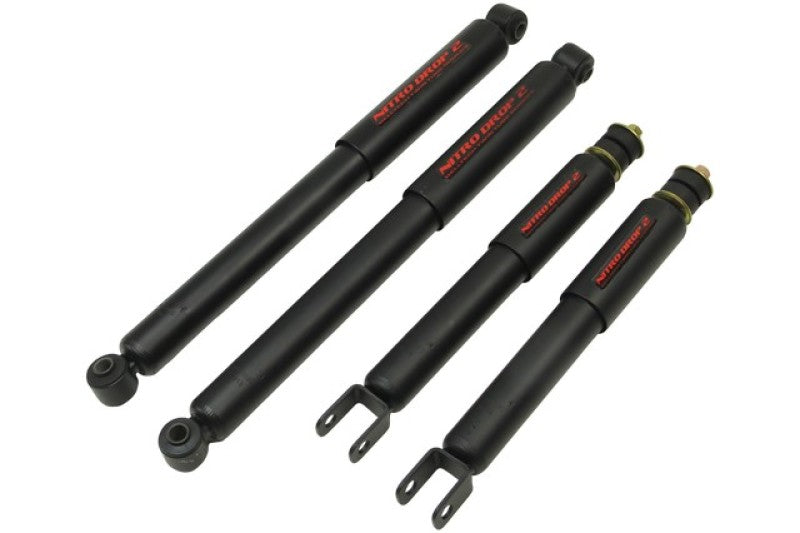 Belltech 9102 99-06 GMC Sierra 1500 / Chevrolet Silverado 1500 Nitro Drop 2 Shock Absorber Set