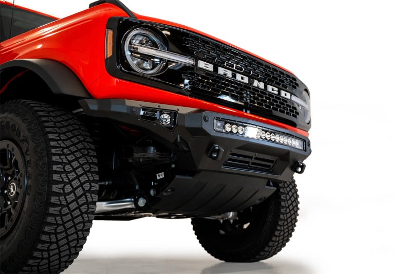 Addictive Desert Designs F230142210103 2021+ Ford Bronco Stealth Fighter Front Bumper w/ Winch Mount