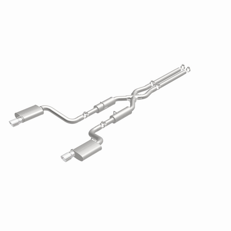 Magnaflow 15494 MagnaFlow 11-12 Dodge Charger SRT-8 Hemi Dual Split Rear Exit Stainless Cat-Back Performance Exhaust