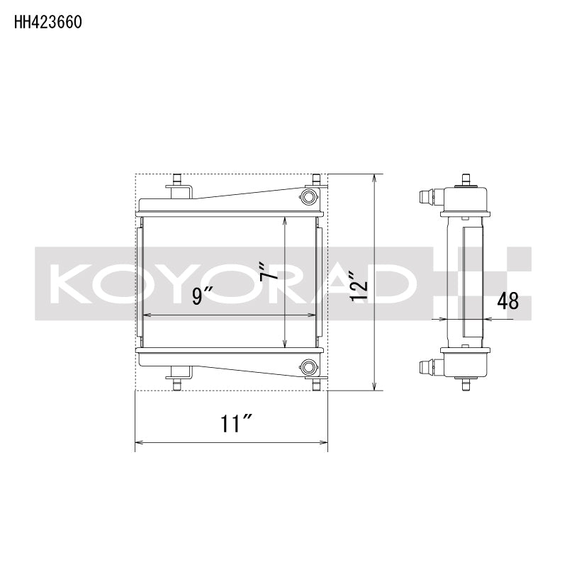 Koyo HH423660 2020 Toyota Supra 3.0L Turbo Radiator