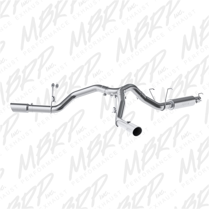 MBRP S5151AL 14-16 RAM 2500 6.4L 4in AL Dual Side Split Outlet Cat Back Exhaust