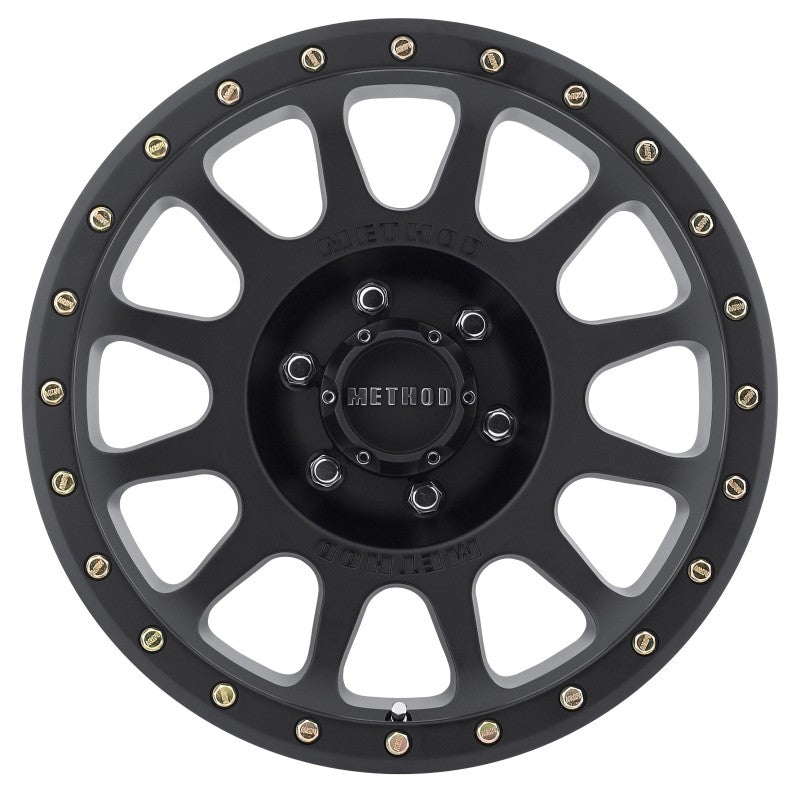 Method Wheels MR30589016500 Method MR305 NV 18x9 0mm Offset 6x135 94mm CB Method Matte Black Street Loc Wheel