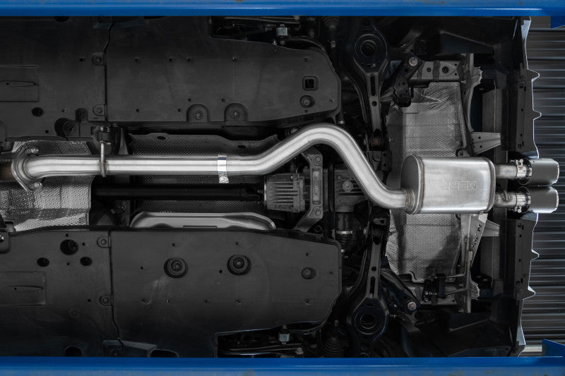 MBRP S43033CF 2023 Toyota Corolla GR 1.6L T304 SS 3in Cat-Back Dual Center Rear w/ Carbon Fiber Tips