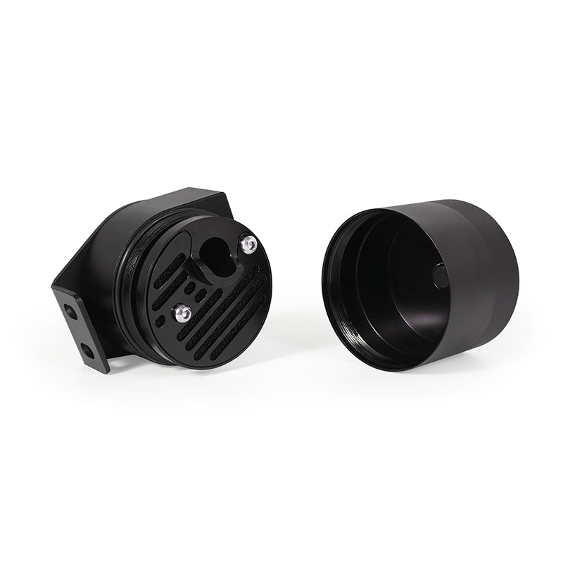 Mishimoto MMBCC-F2D-08BE 2008-2010 Powerstroke Baffled Oil Catch Can Kit