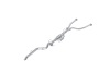 MBRP S5305AL 22-25 Toyota Tundra 3.4L 3in Cat Back Single Rear Turn Down - Aluminized Steel