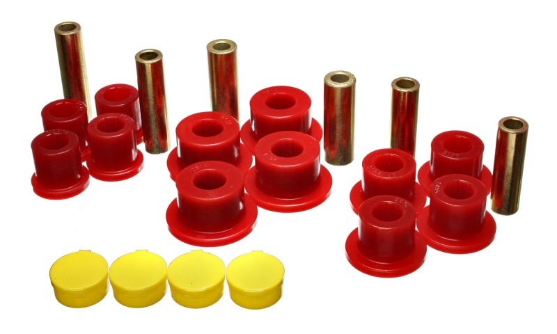 Energy Suspension 5.2115R 02-05 Dodge RAM 1500 2WD Red Rear Leaf Spring Bushing Set