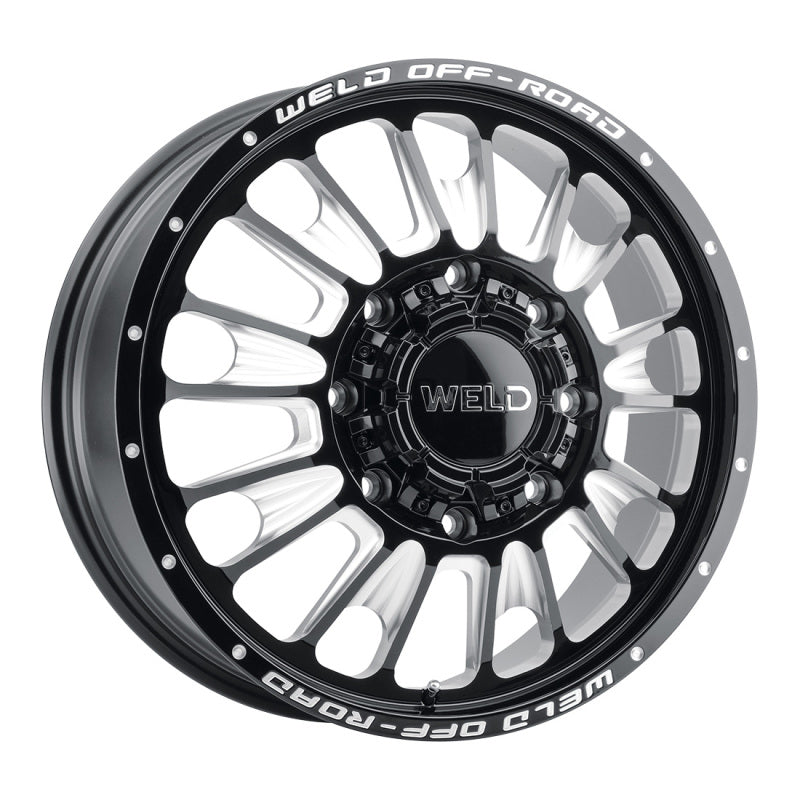 Weld W12108292890 Off-Road W121 20X8.25 Scorch Front 8X200 ET108 BS8.90 Gloss Black MIL 142.2