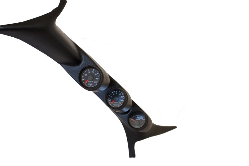 AutoMeter 7077 Autometer 99-07 Ford Powerstroke/SD Black Triple Pillar Gauge Kit
