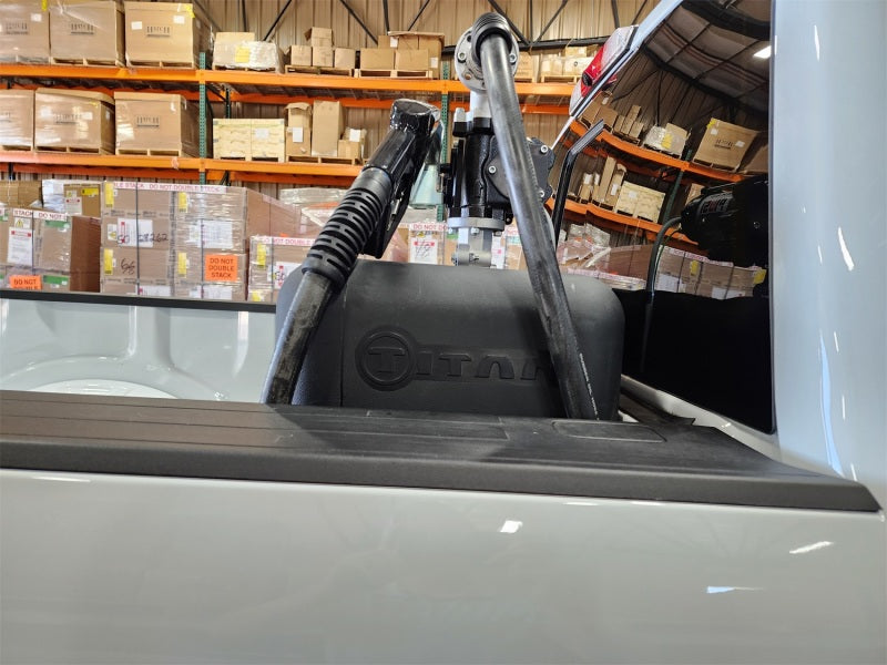 Titan Fuel Tanks 5015090 Universal 90 Gallon L-Shaped Heavy Duty Transfer Tank (Non Nissan Cargo Box/RamBox)