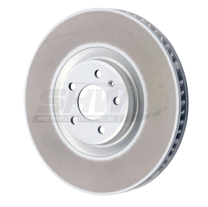 SHW Performance PFR39528 SHW 20-21 Porsche Macan GTS 2.9L Right Front Smooth Monobloc Brake Rotor (95B615302AA)