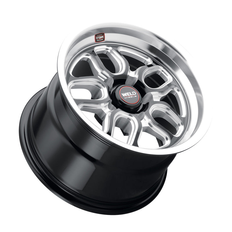 Weld S152B0071P22 S152 15X10 Laguna Drag 5X115 ET22 BS6.4 Gloss Black MIL Dia 78.1