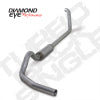 Diamond Eye Performance K4318A Diamond Eye KIT 4in TB SGL AL: 00-03 FORD 7.3L F250/F350