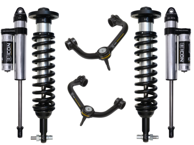 ICON K93083T 2015+ Ford F-150 4WD 0-2.63in Stage 3 Suspension System w/Tubular Uca