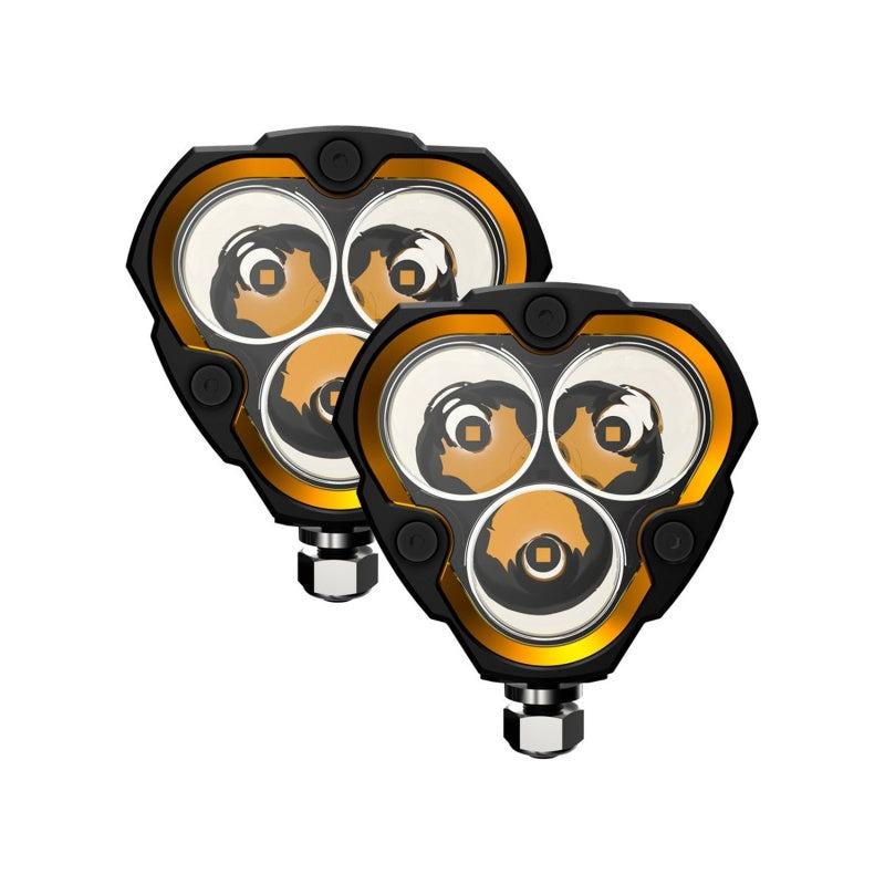 KC HiLiTES 282 FLEX ERA 3 LED Light Spot Beam Pair Pack System
