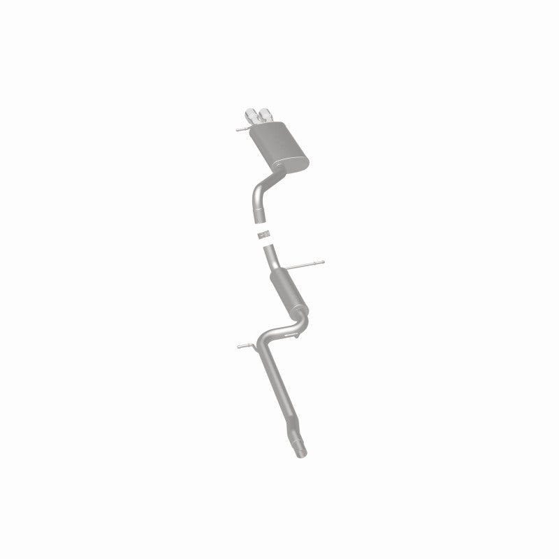 Magnaflow 15486 MagnaFlow Performance Cat-Back Exhaust System Dual Straight Drive Side Rear Exit 11-14 VW Jetta 2.0L