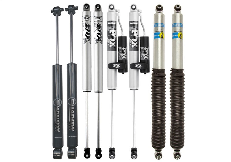 Superlift K201FX 07-18 Jeep Wrangler JK 4in Long Arm Kit - Fox RES Shocks