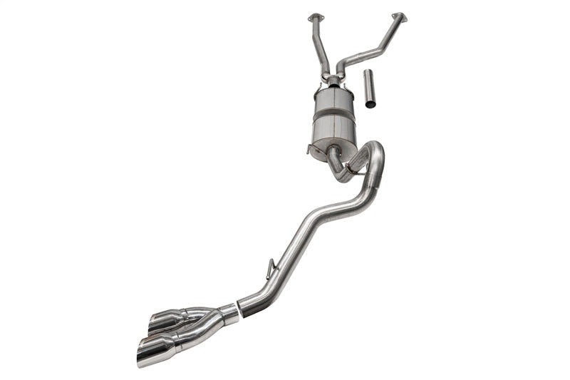 CORSA Performance 21245 Corsa 22-25 Toyota Tundra 4WD 3in Sport Cat-Back Side Exit Exhaust System w/ Twin 4in Polished Tips