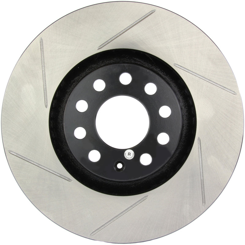 Stoptech 126.33096SR StopTech Power Slot 01-06 Audi Allroad / 05-09 A4 / 6/99-04 A6 / 99-02 S4 Right Front Slotted Rotor