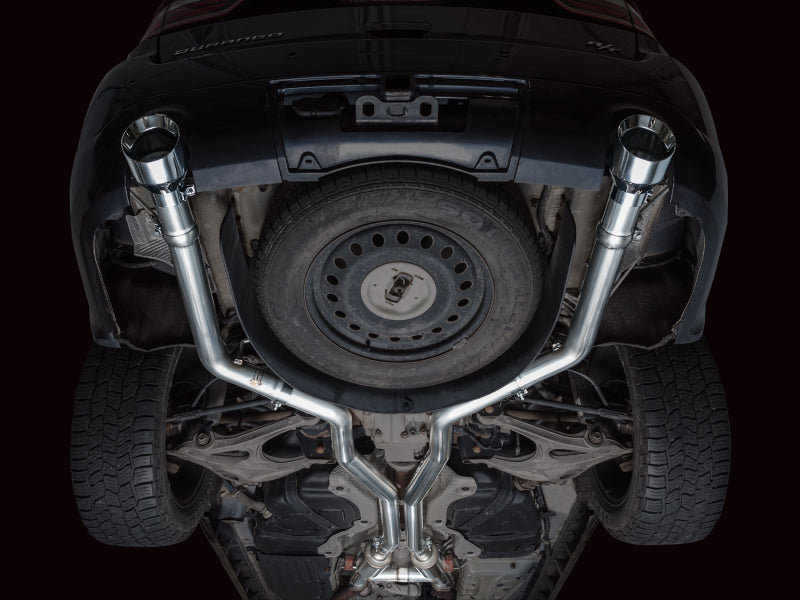 AWE Tuning 3020-32575 11-24 Dodge Durango 5.7L Track Edition Exhaust w/ Chrome Silver Tips