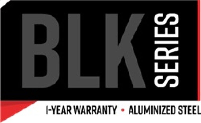 MBRP T5126BLK Universal Exhaust Tip 7in O.D. Rolled End 4in Inlet 18in Length - Black