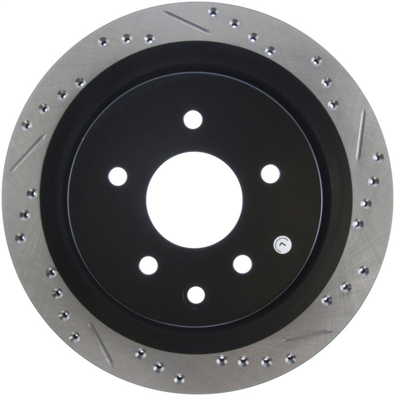 Stoptech 127.42088L StopTech 06-07 350Z / 05-07 G35 / 06-07 G35X SportStop Slotted & Drilled Rear Left Rotor