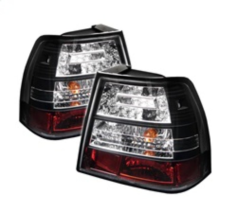 SPYDER 5008411 Spyder 99-04 Volkswagen Jetta Sedan (Excl Wagon) LED Tail Lights Black ALT-YD-VJ99-LED-BK