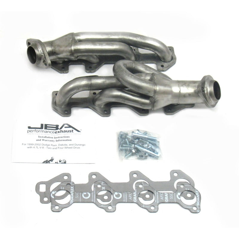 JBA 1949S-2 04-07 Dodge Dakota 4.7L PowerTech 1-1/2in Primary Raw 409SS Cat4Ward Header